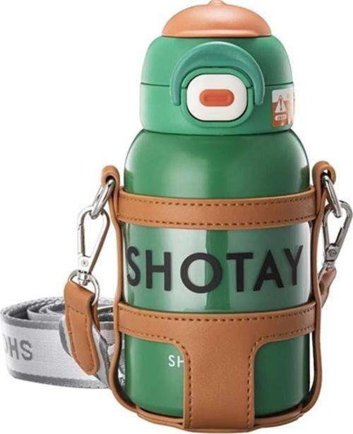 Turtle Çocuk Termos Matara 520Ml Yeşil