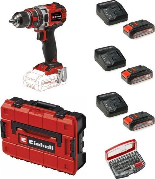 Tp-Cd 18/50 Li-I Bl Solo Akülü Vidalama Seti + 3 x 2.5 Ah Starter Kit (Bits Uç ve Çanta Dahil)