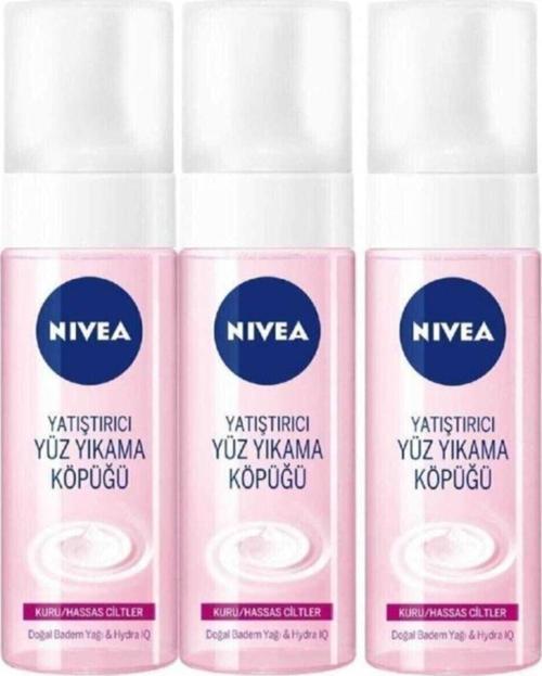 Kuru Hassas Ciltler İçin Yatıştırıcı Yüz Yıkama Köpüğü 150 ml 3 Adet