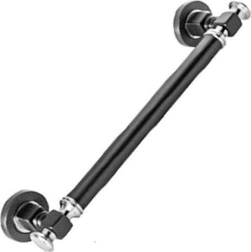 DRAGON SATEN NİKEL ROZETLİ ÇEKME KAPI KOLU 300 MM