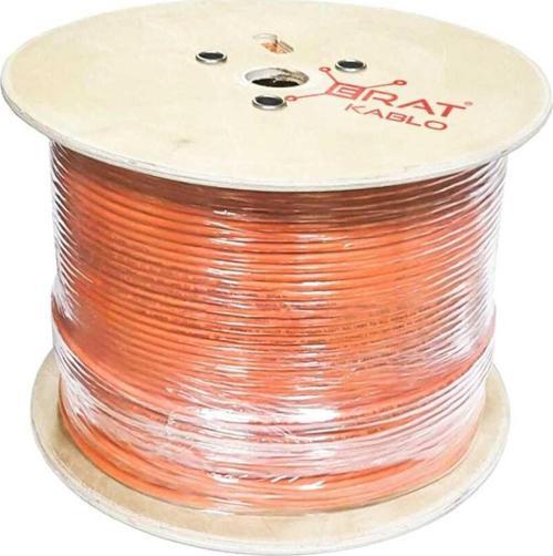 Erat DMP1ER2552IHBUU325 Cat6 U/UTP 23AWG 250 MHz HFFR 500 Metre Full Bakır Cat6 Kablo Turuncu