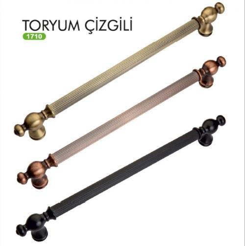 TORYUM ÇIZGILI A.GÜMÜŞ ALÜMINYUM MOBILYA KULBU 224 MM