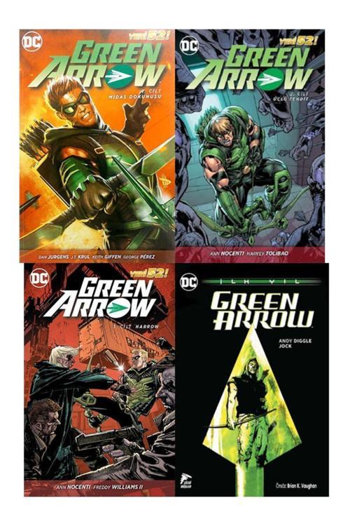Çizgi Düşler Yayınevi Green Arrow 4 Cilt Set - Dc 1-2-3 Ve Ilk Yıl