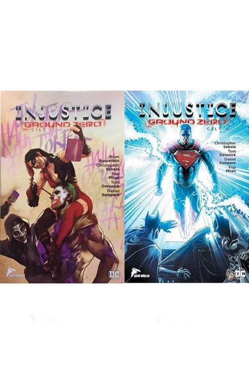 Çizgi Düşler Yayınevi Injustice Ground Zero Çizgi Roman Set  Cilt 1 2 Christopher Sebela