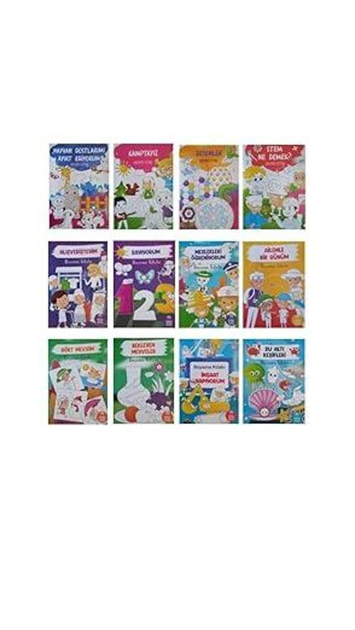 Düşyeri Yayınları Boyama Kitapları Seti-12 Kitap