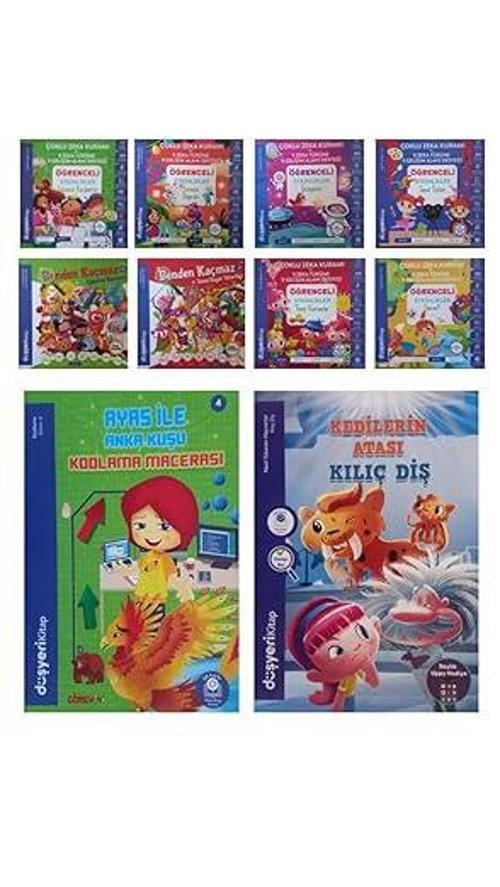 Düşyeri Yayınları Öğrenceli Etkinlikler-Benden Kaçmaz Hikaye Ve Etkinlik Kitapları 10 Kitap