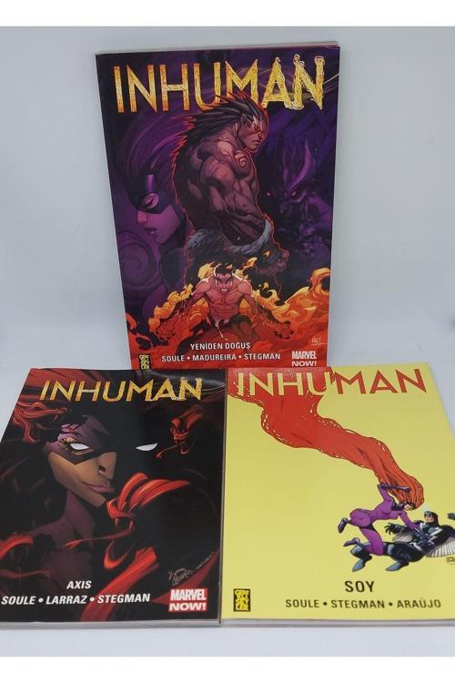 Gerekli Şeyler Marvel - Inhuman Cilt 1 - 2 - 3 Cilt Set - Marvel Now! Yeniden Doğuş - Axis - Soy
