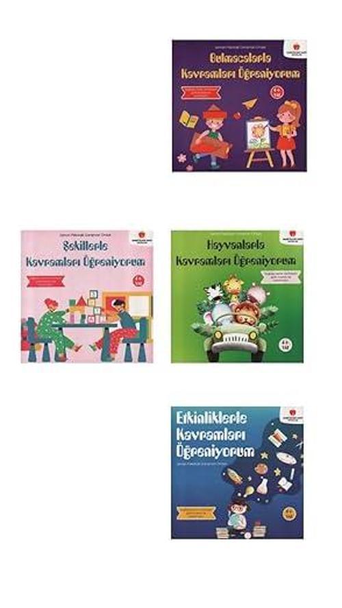 Sabri Ülker Vakfı 4+ Yaş Çocuklar İçin Kavramları Öğreniyorum Serisi 4 Kitap