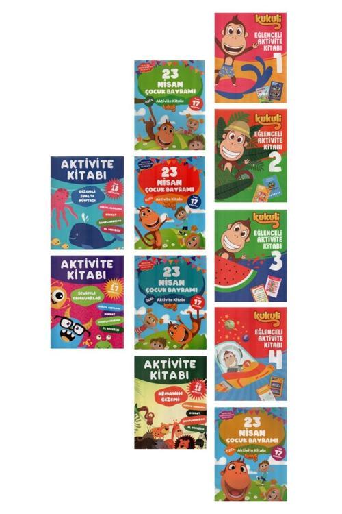 The Çocuk 3-6 Yaş Çocuklar İçin Aktivite Ve Etkinlik Kitapları Seti 11 Kitap