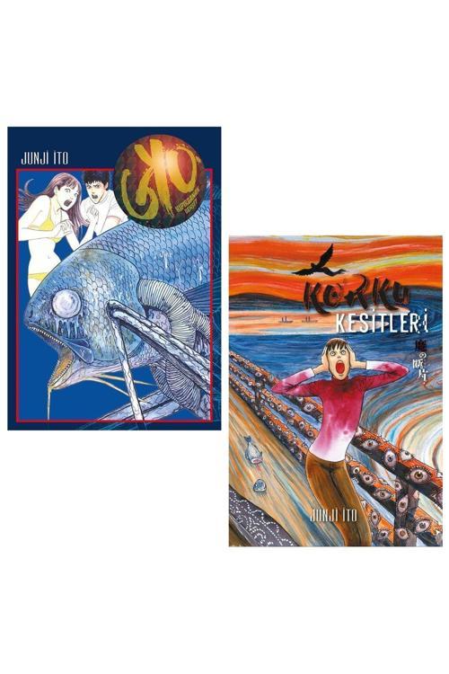 Gerekli Şeyler Yayıncılık Junji Ito 2'Li Manga Seti / Gyo - Korku Kesitleri