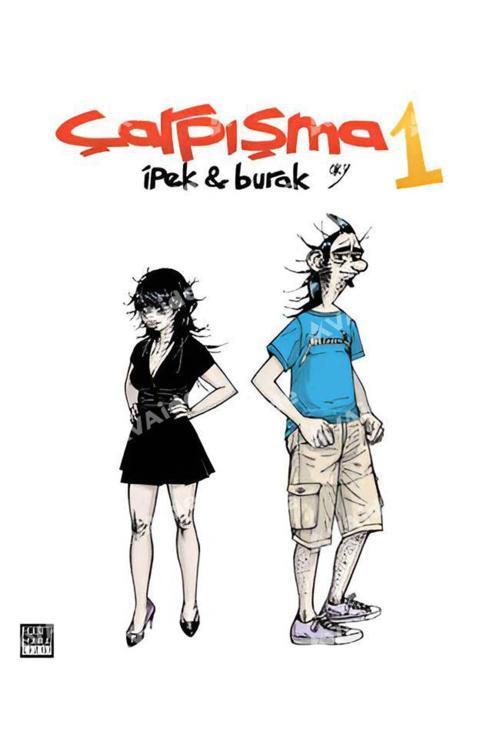 Marmara Çizgi Yayınları Çarpışma İpek & Burak Cilt 1-2-3-4 Cilt Set (4 Ayrı Kitap)
