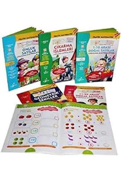 Çocuk Gezegeni 1. Sınıflar İçin Pratik Matematik Serisi 6 Kitap - Meb Müfredatına Uygun