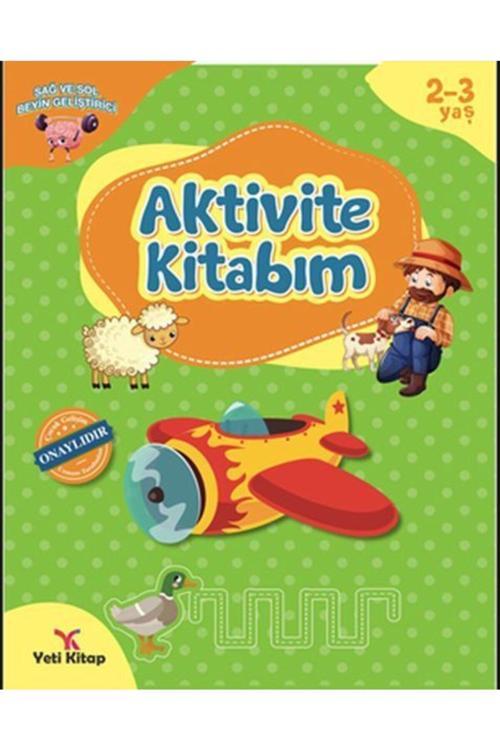 2-3 Yaş Aktivite Kitabı Yeti Kitap(Koruma Poşetli)