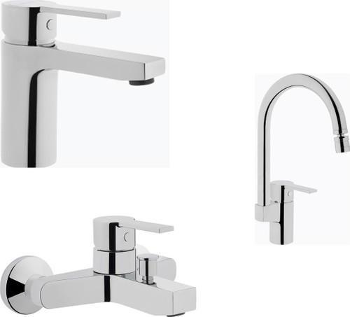 Fold S Lavabo+Banyo+Mutfak Batarya Seti