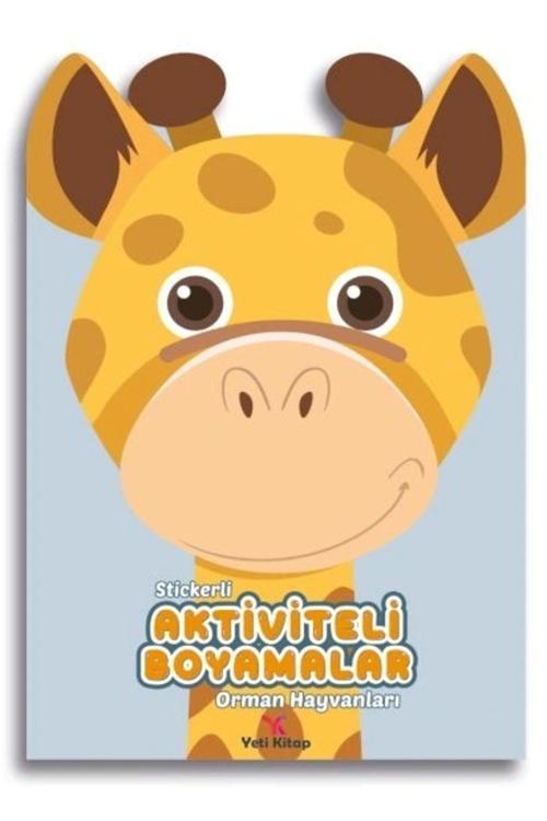 Stickerli Aktivite ve Boyamalar Orman Hayvanları