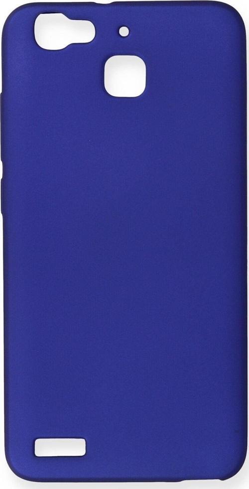 Huawei Gr3 Için Uyumlu Kılıf Yumuaşk Renkli Esnek Premium Rubber Silikon - Lacivert
