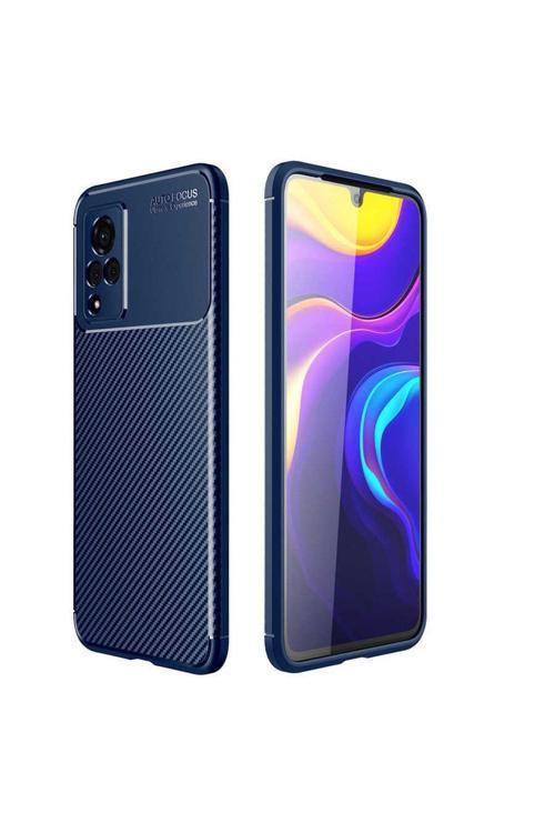Vivo V21 Cep Telefonu Için Kılıf Karbon Tasarım Negro Kapak