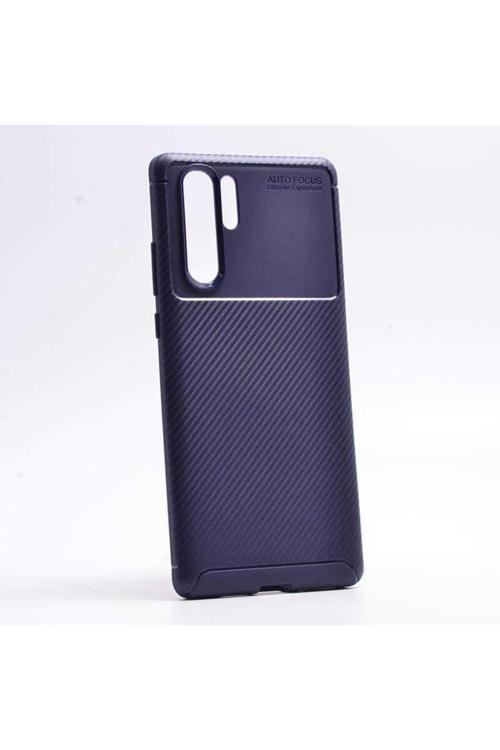 Huawei P30 Pro Cep Telefonu Için Kılıf Karbon Tasarım Negro Kapak