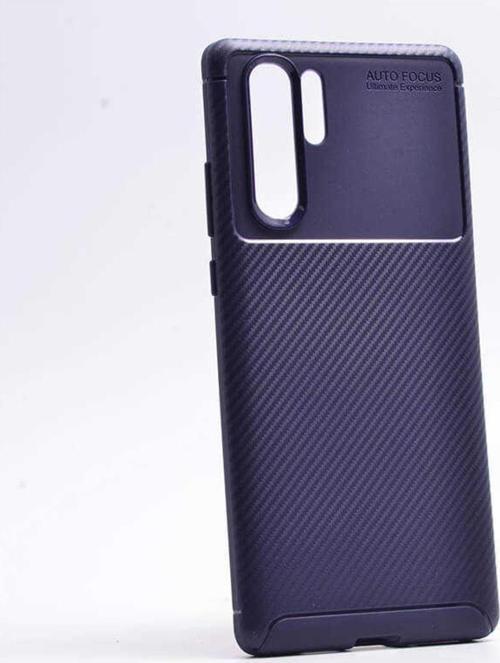 Huawei P30 Pro Cep Telefonu Için Kılıf Karbon Tasarım Negro Kapak
