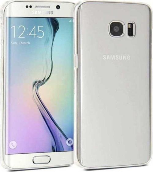 Samsung Galaxy S6 Edge Cep Telefonu Için Şeffaf Kılıf Renksiz Ince Yumuşak Kapak Süper Silikon