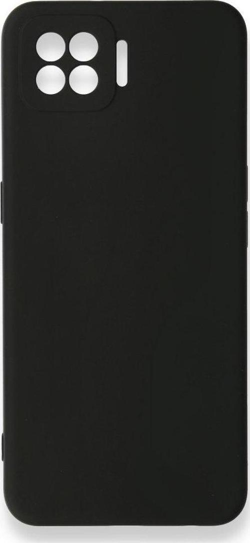 Oppo A73 Kılıf Nano İçi Kadife Silikon - Siyah
