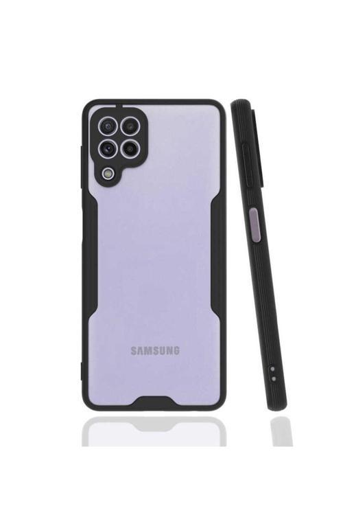 Samsung Galaxy M32 Için Uyumlu Kılıf Kamera Korumalı Parfe Kapak