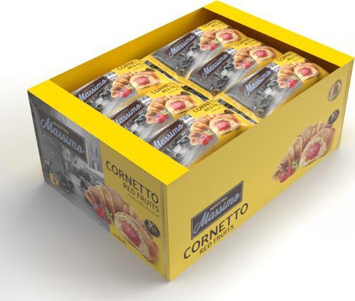 Cornetto Red Fruits (Kruvasan Kırmızı Meyveli) 45 Gram 20 Adet (1 Kutu)