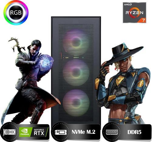 Peak HRA323060 Ryzen 7 8700F 32GB Ram 1TB Nvme M.2 SSD RTX3060 12GB Masaüstü Oyuncu Bilgisayarı