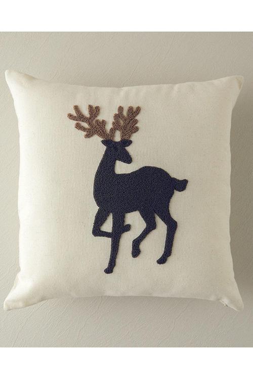 Magical Deer Kırlent Kılıfı Ekru