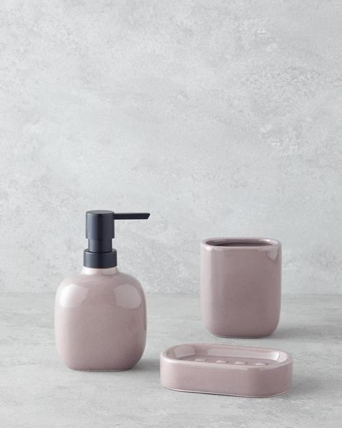 Alesta 3’Lü Set Banyo Seti Kahverengi