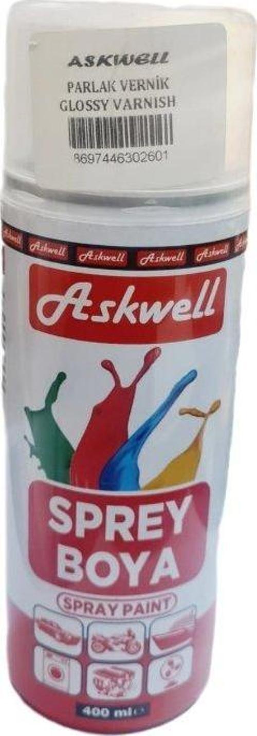 PARKLAK VERNİK ASKWELL  400 ML| Kolay Uygulama | Hızlı Kuruma | Pürüzsüz Kaplama