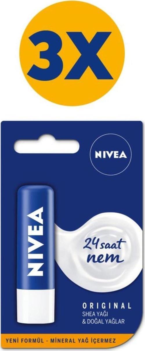 Original Care Renksiz Dudak Bakım Kremi 4.8Gr, 24 Saat Nemlendirici, Gün Boyu Besleyici, Shea Yağı
