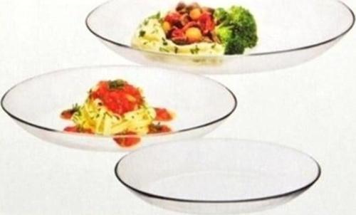 Invitation Mini Oval Kayık Tabak 3 lü 10356