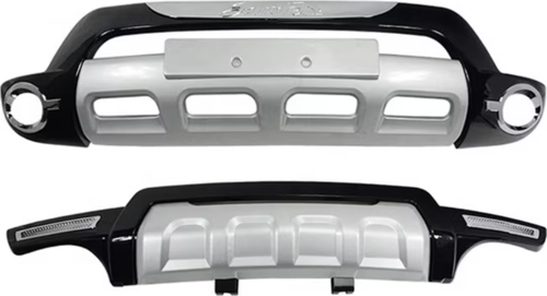 Hyundai Santa Fe 2007 2012 Arası Ön Arka Difüzör Koruma Abs (Plastik)