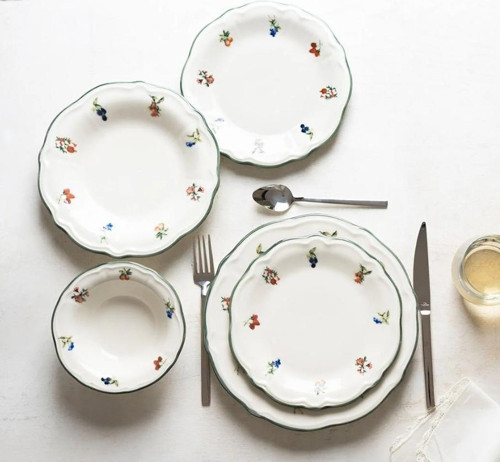 Vintage Rose Fulya 24 Parça Yemek Takımı