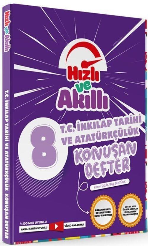 8. Sınıf LGS T.C. İnkılap Tarihi ve Atatürkçülük Hızlı ve Akıllı Defter Tammat Yayıncılık