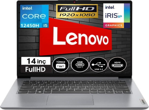 Ideapad 3 Slim Case Intel Core İ5-12450H 8gb Ram 512GB SSD Fdos 14 Inç Full Hd 83EQ0066TR