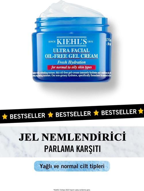Ultra Facial Oil-Free Yağlı Ciltler Için 24 Saat Nemlendiren Gözenek Karşıtı Jel Krem 50 Ml