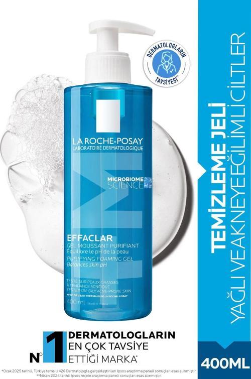 La Roche Posay Zengin Ve Yumuşak Dokusu İle Cilde Canlılık Kazandıran Temizleyici Jel 400Ml 