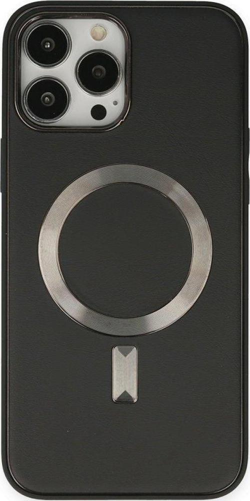 İphone 13 Pro Kılıf Coco Deri Magneticsafe Silikon