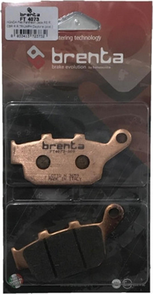 Trıumph Daytona 650cc 2005-2006 Arka Fren Balatası Brenta Sinter Metal