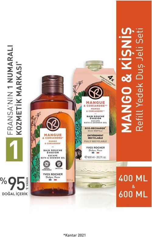 Gün Boyu Süren Temizlik Hissi Sunan Duş Jeli Seti-Refill