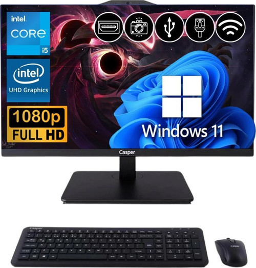 NİRVANA İ5-13420H 16GB 1TB M.2 SSD A90.1342-BE00X-V-S ATL7 23.8" W11Pro All In One Bilgisayar