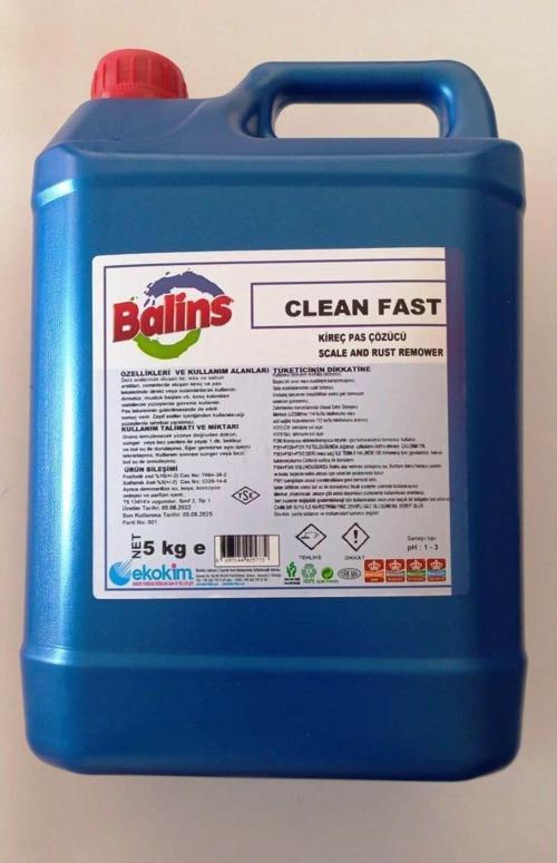 Balıns Clean Fast Armatur Banyo Temızleme Hıjen Maddesı 5 Kg