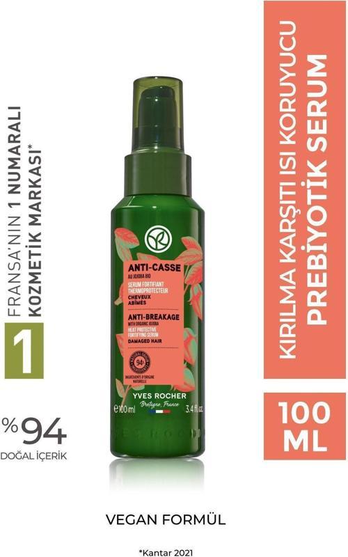 Kırılmış Saçları Onarıcı Ve Koruyucu,Yumuşaklık Verici,Isı Koruyucu Serum -100 Ml