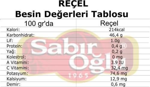 İNCİR REÇELİ NET 1500 GR
