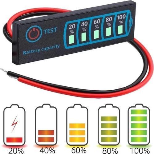 5-30v Pil Kapasite Göstergesi 2s / 8s Li-ion Lifepo4 Kurşun Asit Batarya Akü Seviye Kapasite