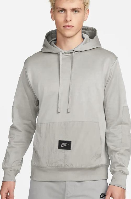 Sportswear Dri Fit Fleece Pullover Hoodie Men's Sweatshirt Erkek Kapüşonlu Sweatshirt Bej