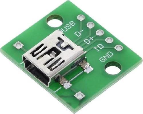 Mini Usb To Dip Çevirici Pcb Usb Haberleşme Deney Prototip 5V Usb