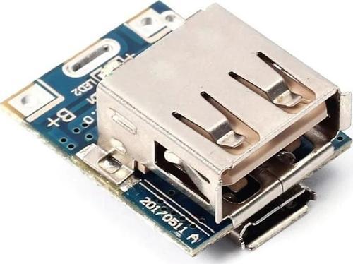 Powerbank Devresi - Lityum Pil Şarj - 5V 1A USB Boost Modül Lion